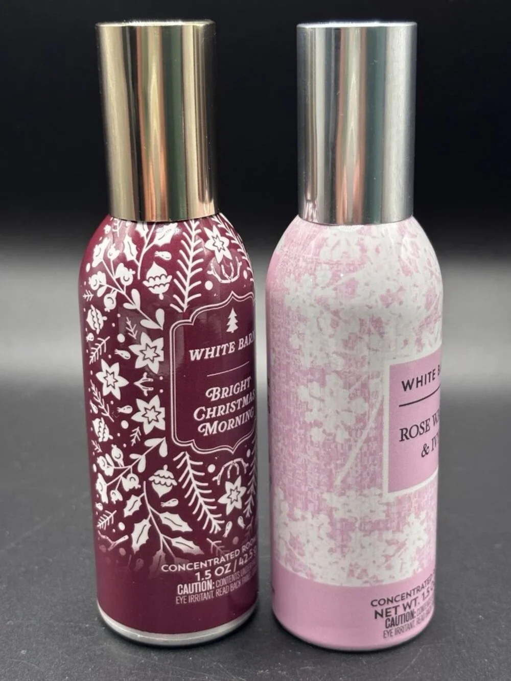 Bath Body & Works 2 Pack Concentrated Room Sprays 1.5 oz Christmas Orange Rose - Picture 14 of 16